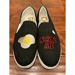 Circus by Sam Edelman Black Charlie Scuse' Me Egg Slip-On Sneakers, Size 8 (US)